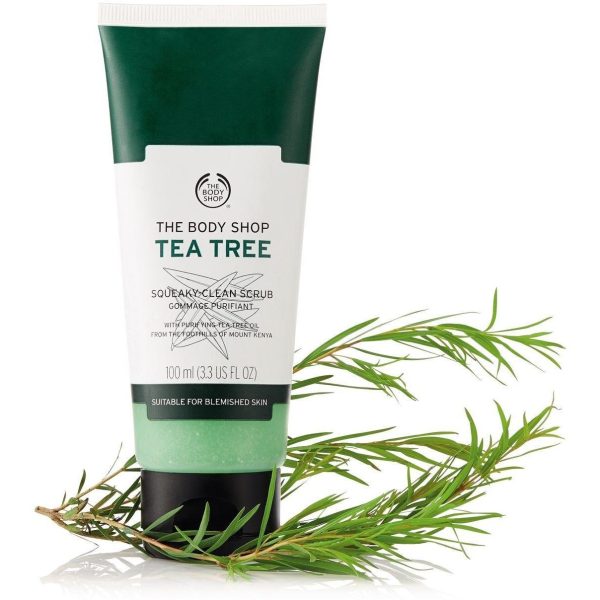 شوینده، اسکراب و ماسک صورت بادی شاپ، مدل درخت چای(Tea Tree)