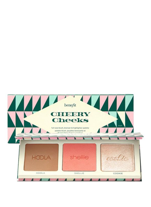 پالت رژگونه برنزر و هایلایتر بنفیت/ benefit cheery cheeks palette - Image 6