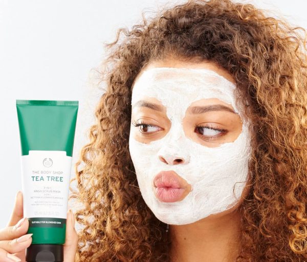 شوینده، اسکراب و ماسک صورت بادی شاپ، مدل درخت چای(Tea Tree)