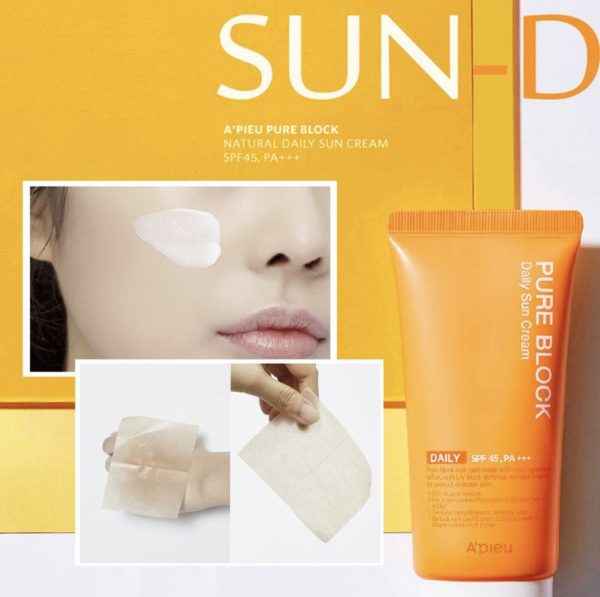 ضد آفتاب روزانه اپیو A’Pieu Pure Block Daily Sun Cream - Image 4