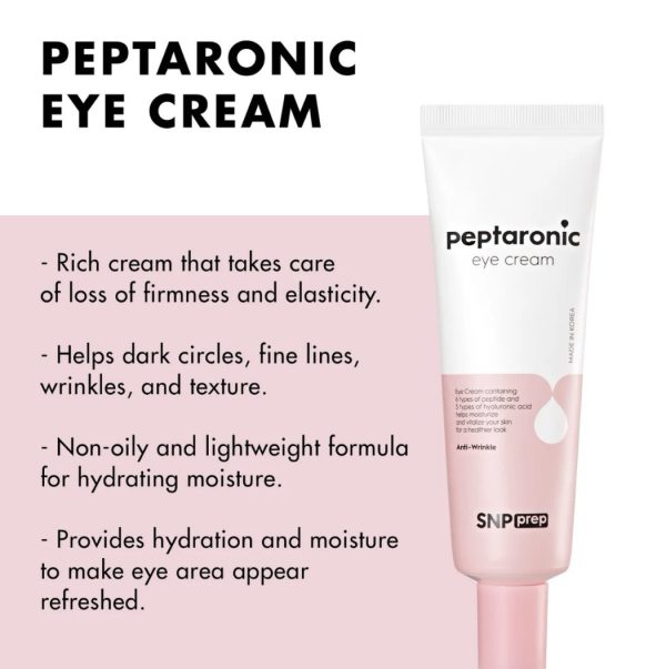 کرم دور چشم پپتارونیک اس ان پی مدل SNP Peptaronic Peptide and hyaluronic eye cream - Image 6