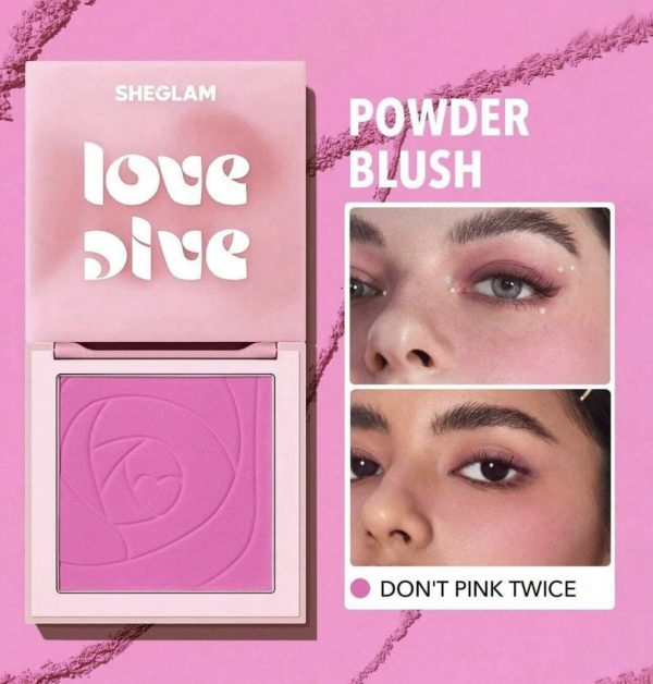 رژگونه پودری مدل Love dive شیگلم Sheglam - Image 4