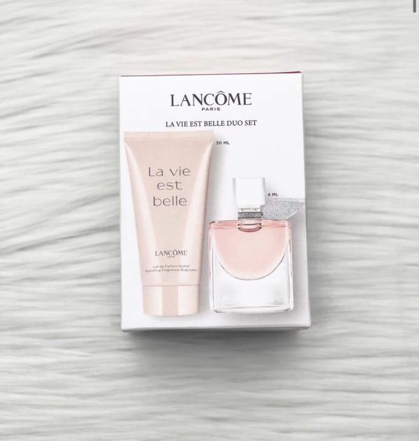 ست عطر و لوسیون بدن لانکوم Lancome La Vie Est Belle Duo Set Miniature EDP 4ml + Body Lotion 50ml - Image 2