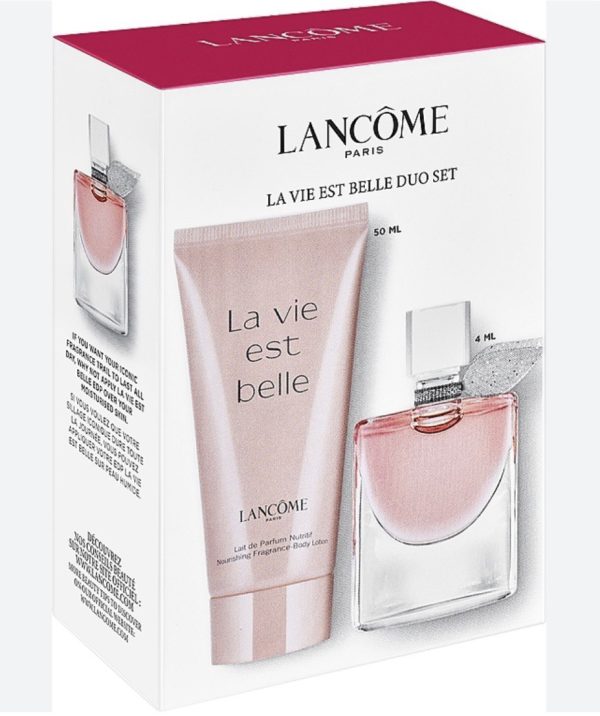 ست عطر و لوسیون بدن لانکوم Lancome La Vie Est Belle Duo Set Miniature EDP 4ml + Body Lotion 50ml - Image 5