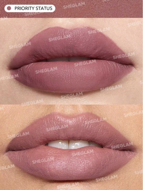 رژ لب مات شیگلم  COSMIC CRYSTAL MATTE LIPSTICK SHEGLAM - Image 3