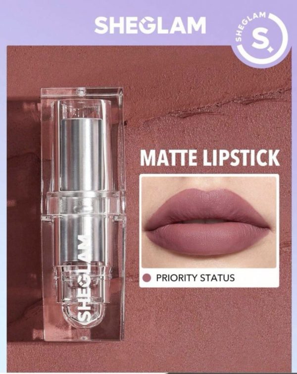 رژ لب مات شیگلم  COSMIC CRYSTAL MATTE LIPSTICK SHEGLAM - Image 7