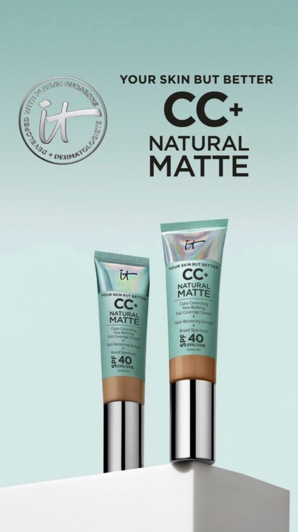 سی سی کرم ایت کازمتیک  Oil free matte cc cream it cosmetic - Image 3