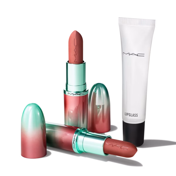 خرید ویژگی های ست رژ لب MAC FY26 Holiday Colour “Macx to the Future” Trio