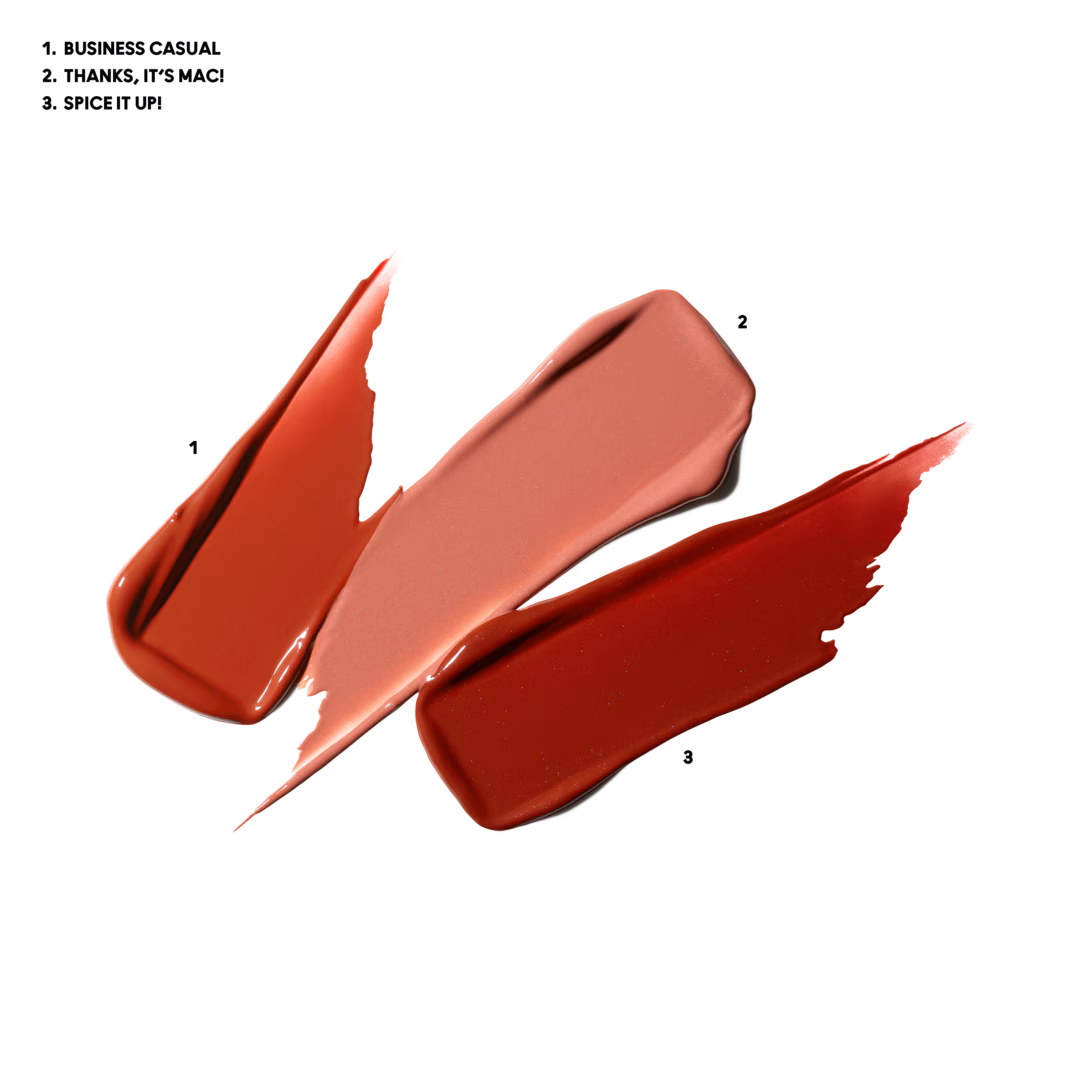 ست مینی رژ لب براق لوسترگلس مک کالکشن هالیدی سال ۲۰۲۶ 3 قیمت ست رژلب MAC FY26 Holiday Colour Mini Lustreglass